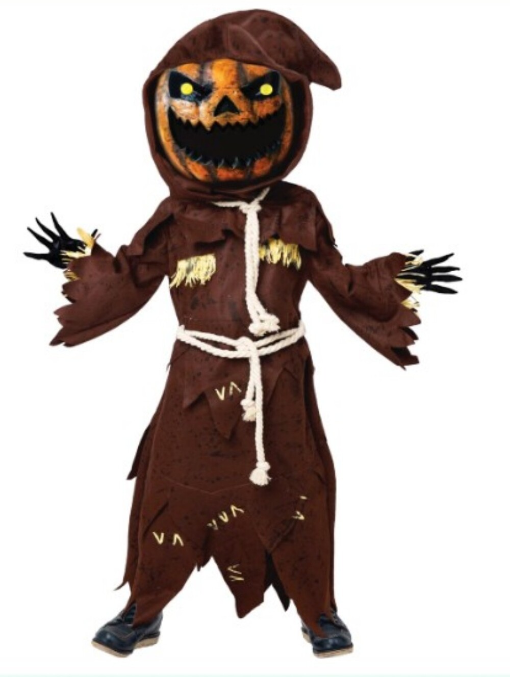 Spooktacular Creations Scary Scarecrow Costume for Kids, Missing 1 Glove